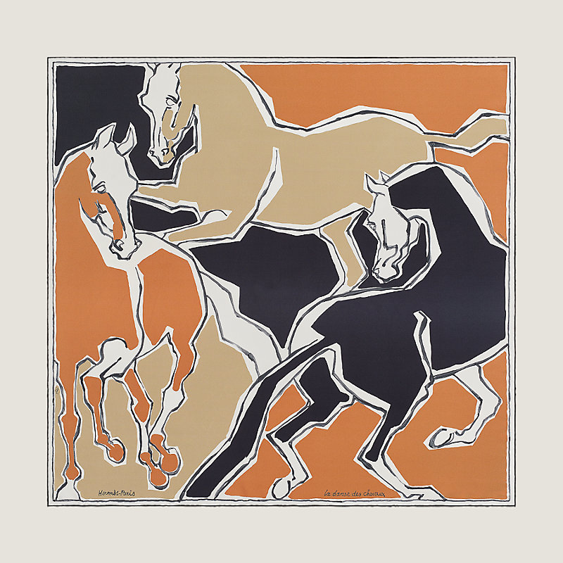 La Danse des Chevaux double face scarf 90 | Hermès Singapore
